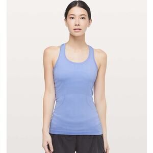 Lululemon Swiftly Tech Racerback Hydrangea Blue Size 8 Original Fit Run Gym